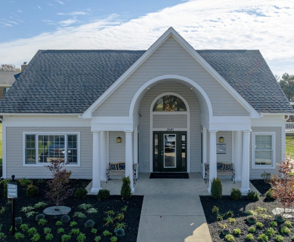 exterior view of the property